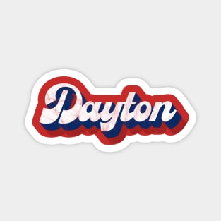 Dayton Vintage Script Magnet