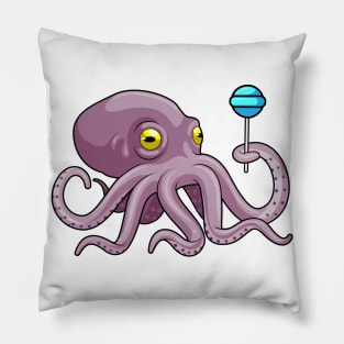 Octopus with Lollipop Pillow