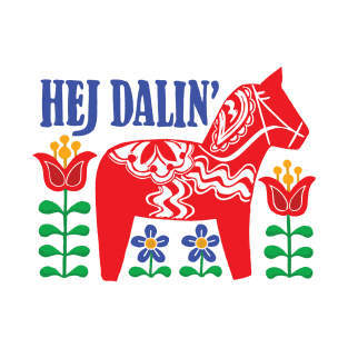 Swedish Dala Horse T-Shirt