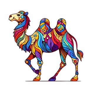 Colorful camel T-Shirt