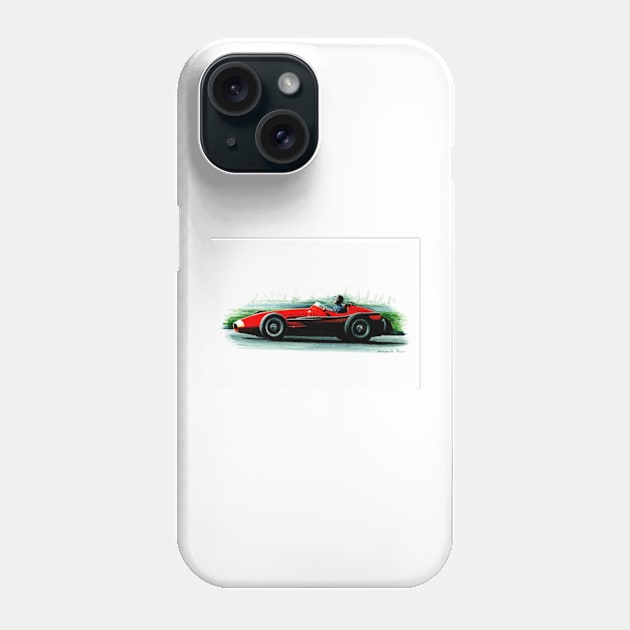 Maserati 250F. Fangio Phone Case by oleynik