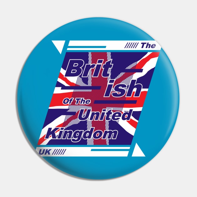 British Flag Pin by TomCage