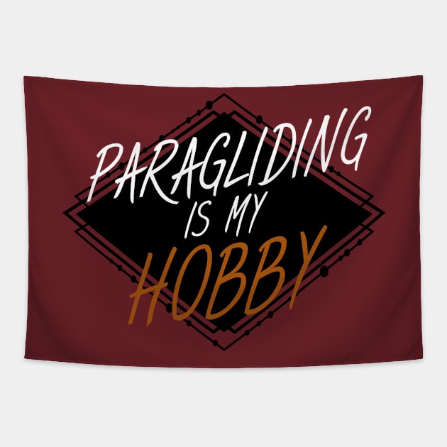 Paragliding Tapestry by maxcode