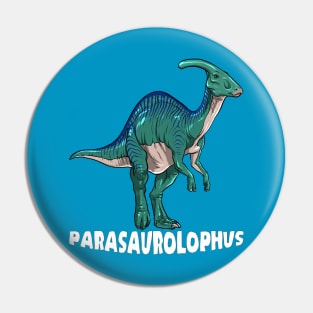 Parasaurolophus Dinosaur Design Pin