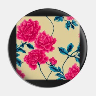 Rococo floral pattern, model 12 Pin