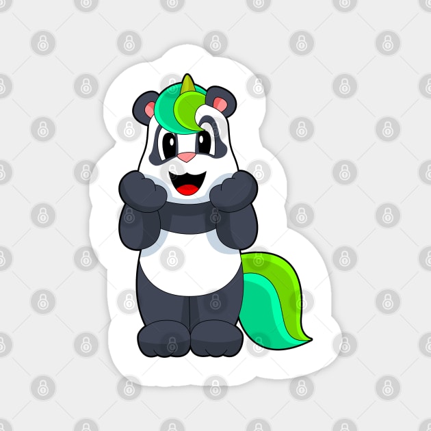 Panda Unicorn Magnet by Markus Schnabel