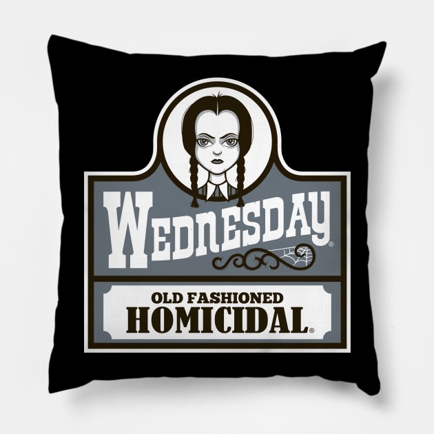 Old Fashioned Homicidal Pillow by Nemons