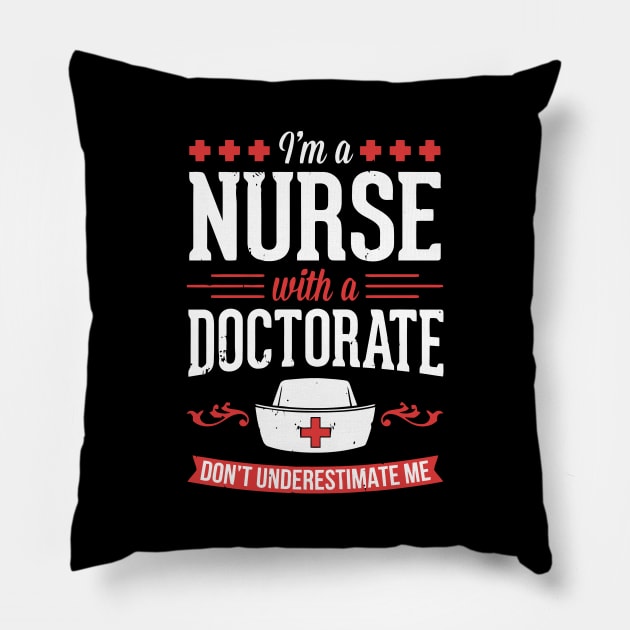 Nurse Dnp Phd Doctorate Graduation Pillow by tanambos