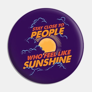 Sunshine People Pin