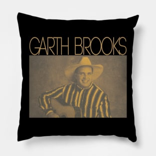 Garth Brooks Oldies Vintage Pillow