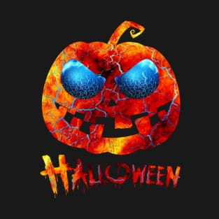 Happy Halloween Pumpkin Design T-Shirt