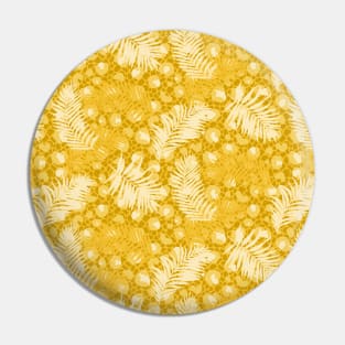 Marigold Animal Print Palms Pin