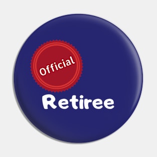 Official Retiree Pin