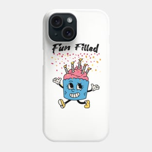 Fun Filled Cupcake Design for Birthday Parties and More Phone Case