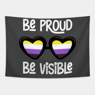 Be Proud. Be Visible. (Nonbinary) Tapestry