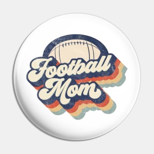 Retro Football Mom Mother's Day Pin