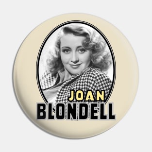 Joan Blondell: Blonde Bombshell Pin