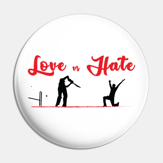 Love vs Hate Pin by VectorPB