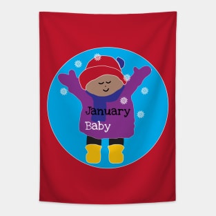 January Baby Tapestry