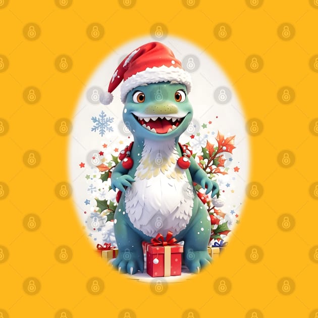 Dinosaur Christmas by Jurassic Merch