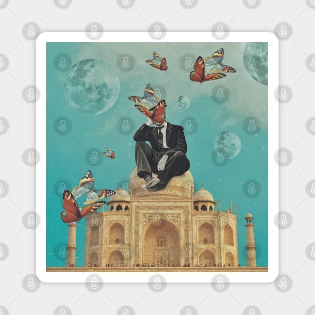 Taj Mahal Magnet by SilentSpace