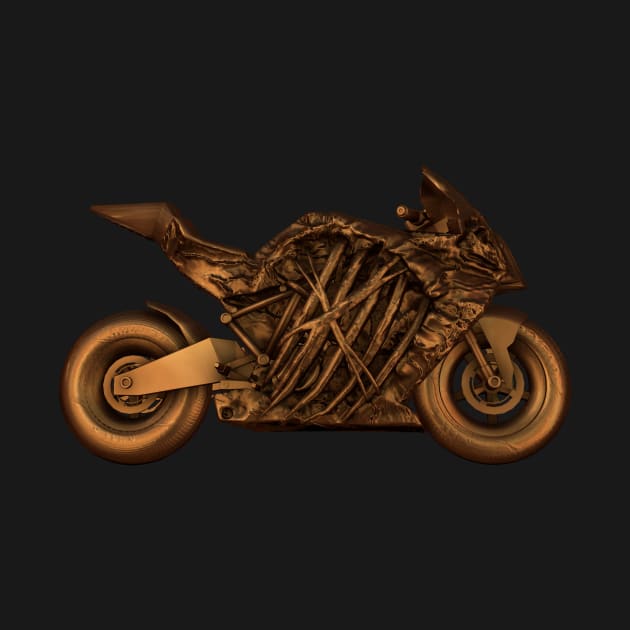 Undead Motorcycle by chaitanyak