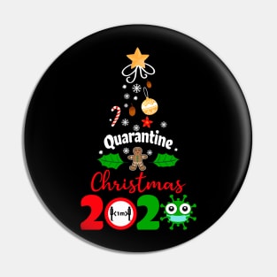 Quarantine Christmas 2020, Funny Design Pajamas Family Gifts Pin