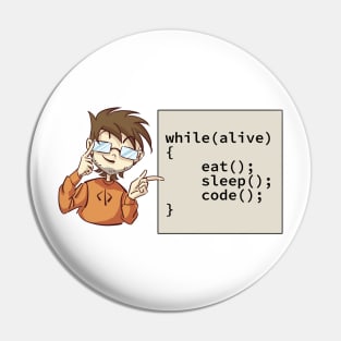 Lifestyle of a programmer Pin