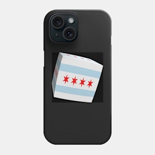 Chicago Flag cubed. Phone Case