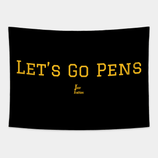 Lets Go Pens Tapestry