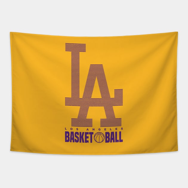 LA Basketball 2 Tapestry by HooPet