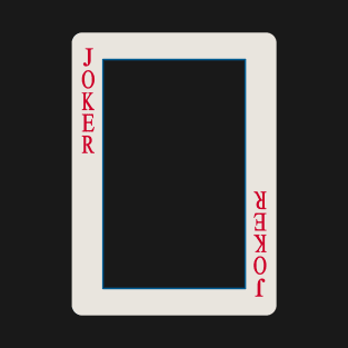 Joker Wild Playing Card Frame Graphic T-Shirt