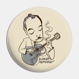 django reinhardt art visual Pin