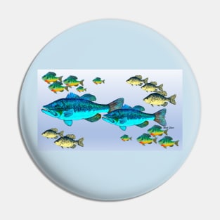 Freshwater fish Pin