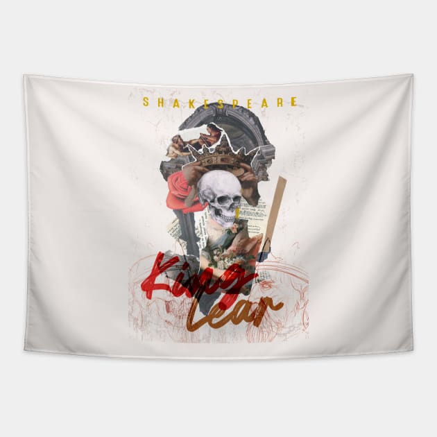 Shakespeare King Lear Tapestry by llindesign 