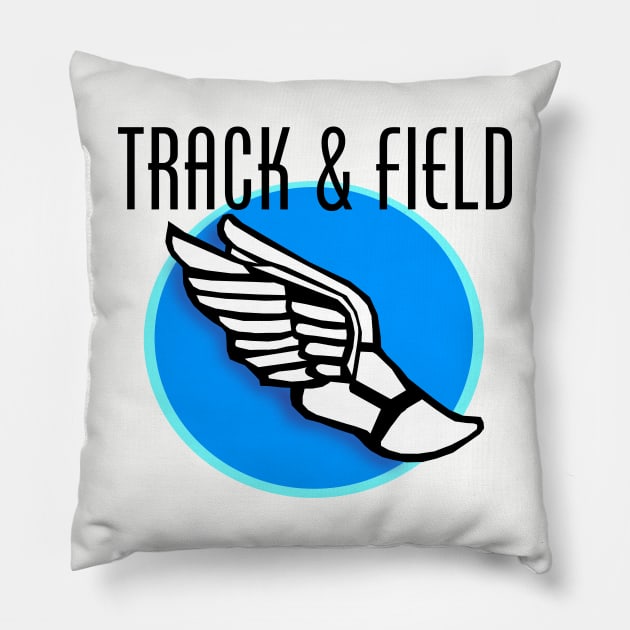 Track & Field Pillow by SPINADELIC