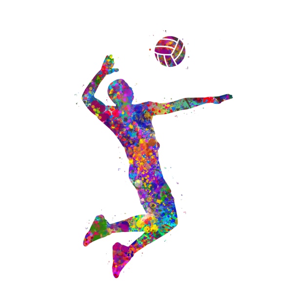 Volleyball player by Yahya Art