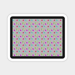 80's Repeating Pattern Magnet