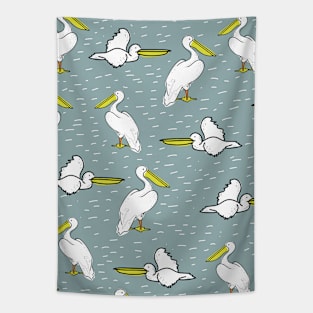 Pelican birds Tapestry