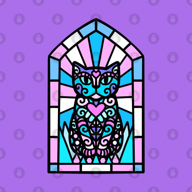 Trans cat god by DoodleBeth