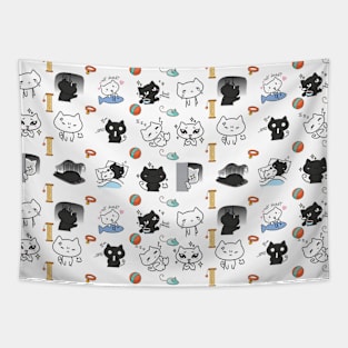 Cat Pet Design Tapestry