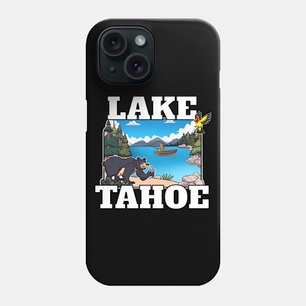 Lake Tahoe Nevada Outdoors Phone Case by TheMaskedTooner