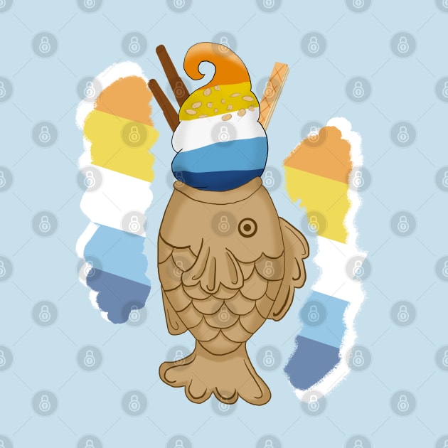Pride taiyaki design, 2nd wave (aroace) by VixenwithStripes