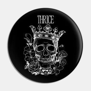 Thrice skull Pin