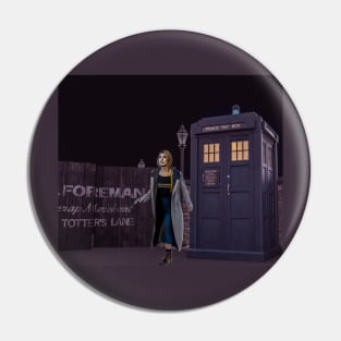 Doctor Who- 13TH Doctor ''TOTTERS LANE'' Pin