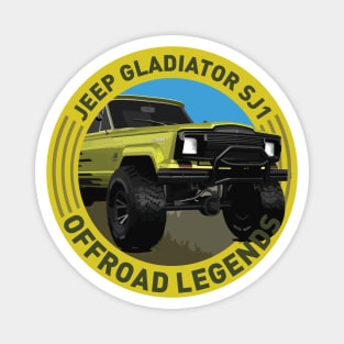 4x4 Offroad Legends: Jeep Gladiator Series 1 Magnet