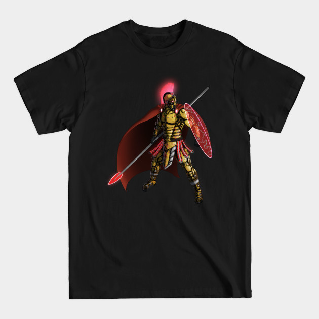 Discover Futuristic Cyber Spartan - Spartan Warrior - T-Shirt