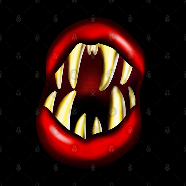 Monster Lips! Sexy Vampire by Squeeb Creative