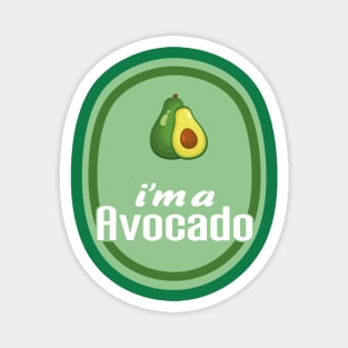 Funny Costume Halloween I'm An Avocado Fruit Magnet