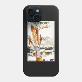 Valmorel, Savoie,Ski Poster Phone Case